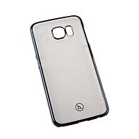 Защитная крышка для Samsung Galaxy S6 (G920F) "Hoco" Transparent Plating Case, серый