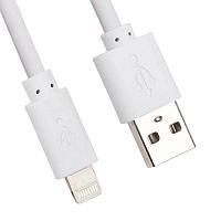 USB кабель "LP" для Apple iPhone, iPad Lightning 8-pin, 2 метра (европакет/белый)