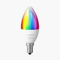 Умная лампа Zetton LED RGBW Smart Wi-Fi Bulb E14 5Вт ZTSHLBRGBE141RU (коробка)