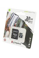 MicroSD Kingston CANVAS Select Plus 32GB (Class 10) A1 (100 Mb/s), с адаптером