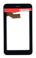Сенсорное стекло (тачскрин) для Irbis TX18 TX55, черное с рамкой