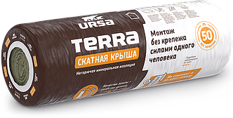 Ursa 35 QN Урса маты из стекловолокна Скатная крыша, 3000-1200-200мм, 1уп=1рул=3.6м2=0.72м3