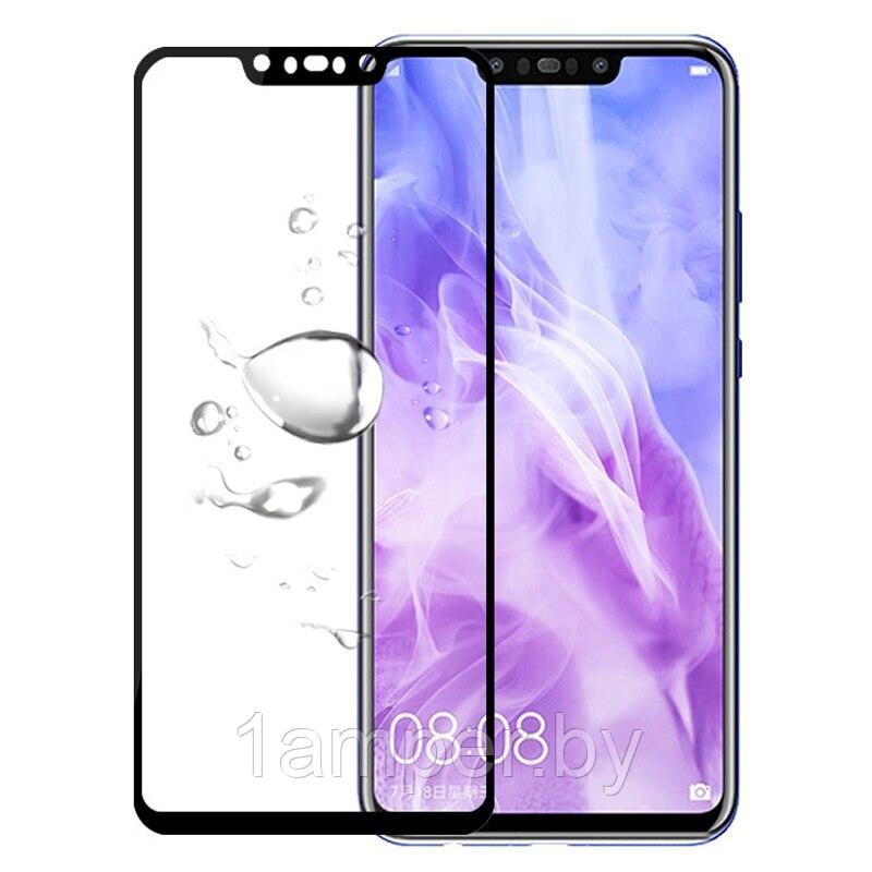 Защитное стекло 9D (дополнительное самоклеющееся) на экран Huawei Mate 20Lite