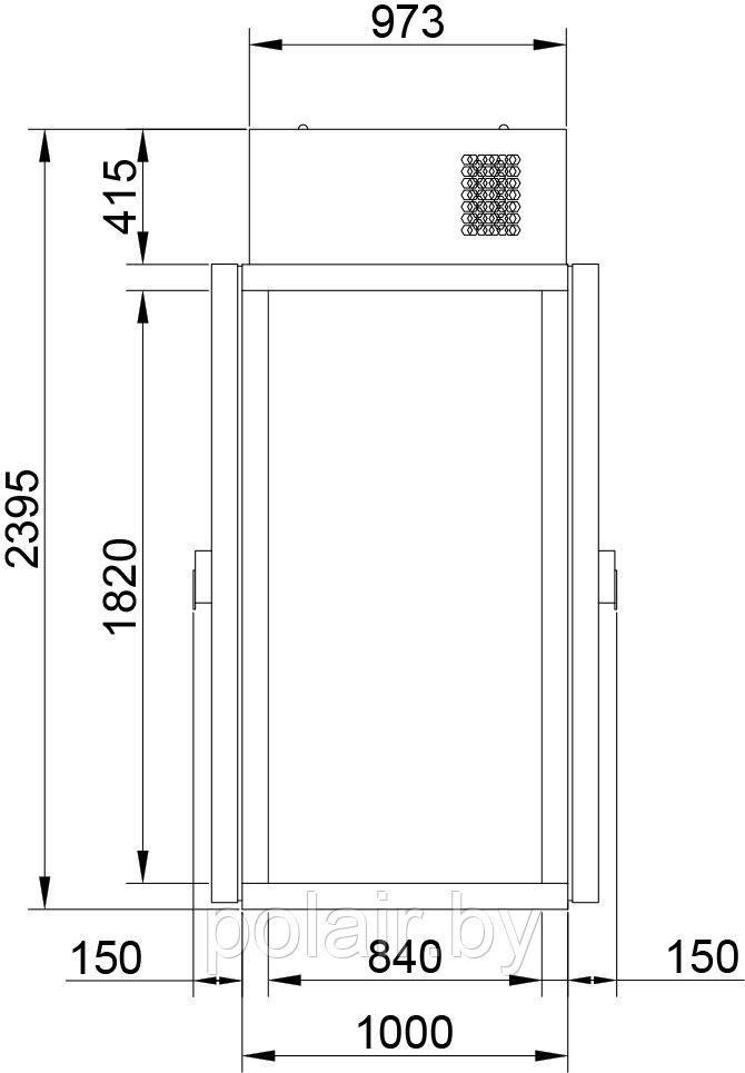 Холодильная камера КХН-1,28 Minicella МB 2 двери - фото 3 - id-p112946387