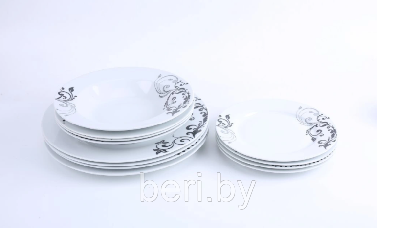 BK-9808 Сервиз обеденный, 18 предметов, набор тарелок на 6 персон Bekker - фото 2 - id-p145717075