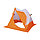 Палатка зимняя Следопыт 2 скатная (1.85x1.8x1.51 м) бело-оранжевая, фото 3