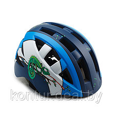 Шлем велосипедный детский Cigna WT-022 (синий/белый)