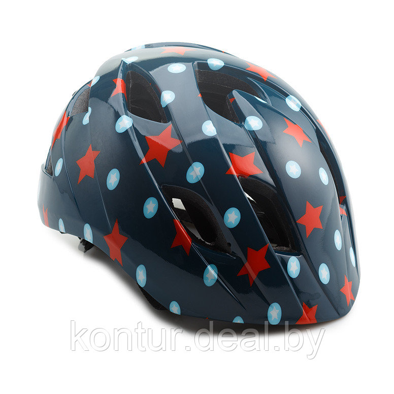 Шлем велосипедный детский Cigna WT-020 (тёмный/синий) - фото 1 - id-p129013536