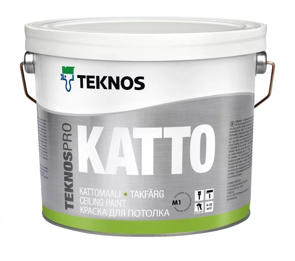 Краска TEKNOSpro KATTO base1 9л Финляндия - фото 1 - id-p145729758