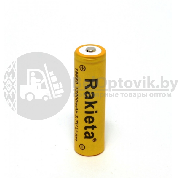 Аккумулятор Rakieta 18650 3.7 V 12000 mAh Li-ion New gold 1шт - фото 6 - id-p145732894