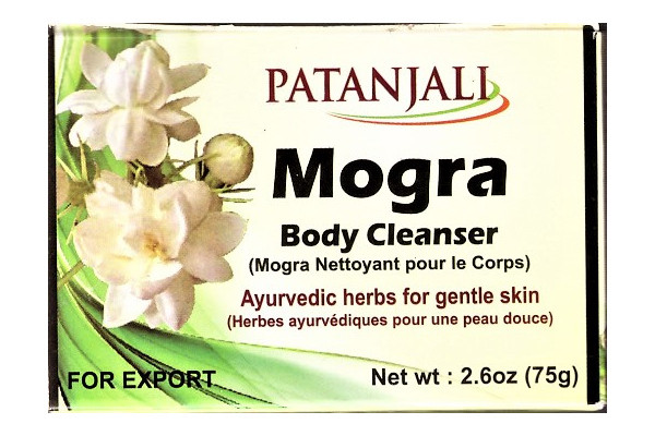 Мыло аюрведиеское Могра, Mogra Patanjali, 75г - запах жасмина