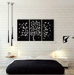 Декоративное панно из стали  "Дерево осени"