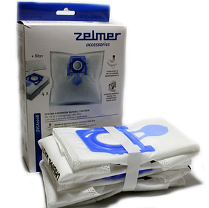 Набор мешков микроволокно "SAFBAG" + фильтр ZVCA100B (A494020.00) для пылесоса Zelmer 12006466 (12003415) Ориг