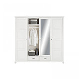 Шкаф для одежды "Елена" (белый лак), фото 3