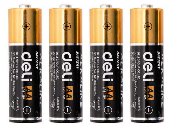 Батарейки алкалиновые DELI АА 1,5V 4 штуки (с НДС) - фото 2 - id-p145809204