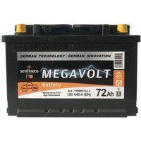 Senfineco Megavolt 12V +R 72Ач 640А - автомобильный аккумулятор