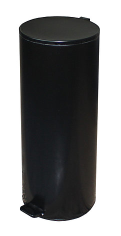 Урна с педалью ТИТАН-МЕТА (50 л) черная, фото 2