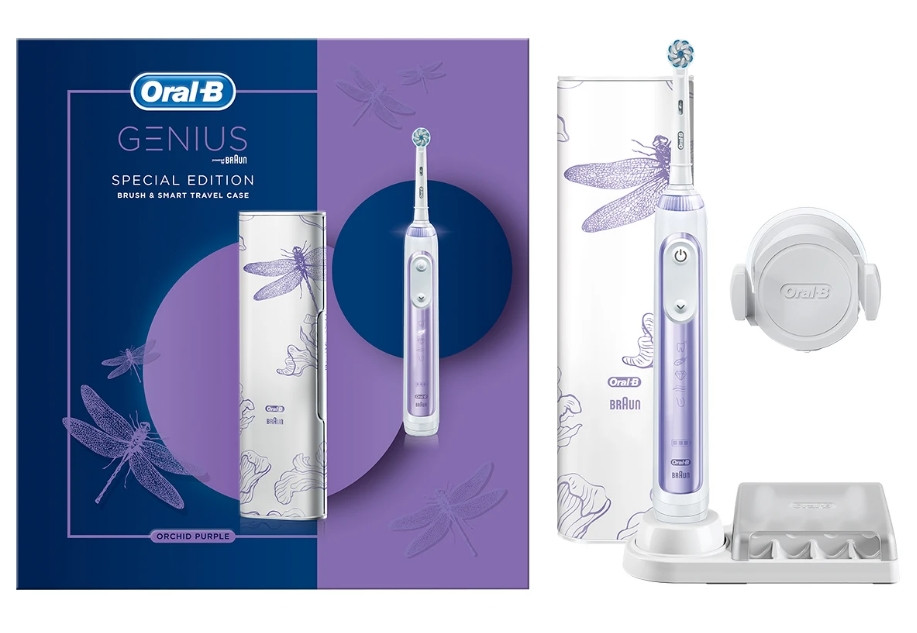 Электрическая зубная щетка Braun Oral-B Genius 10000N Special Edition D701.515.6XC (сиреневый) - фото 1 - id-p145831203