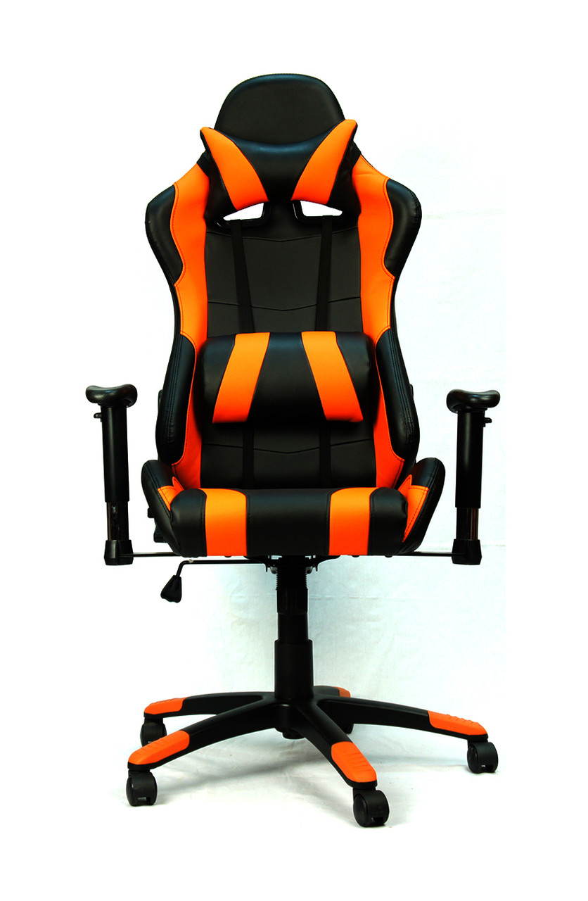 Кресло Everprof Lotus S2 (черный/оранжевый) - фото 2 - id-p64919514