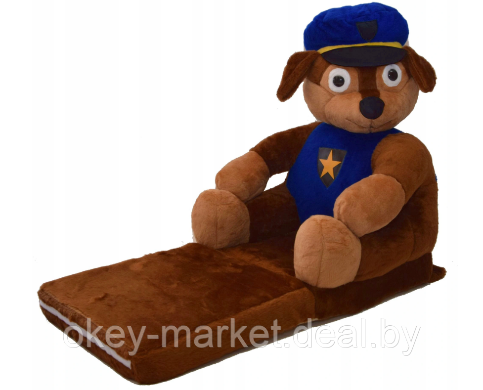 Детское мягкое кресло-кровать, игрушка для детей Щенячий патруль Гонщик - фото 4 - id-p145835147