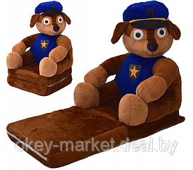 Детское мягкое кресло-кровать, игрушка для детей Щенячий патруль Гонщик