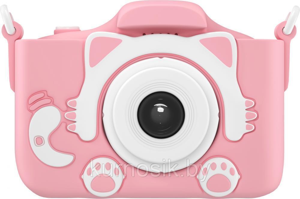 Детский цифровой фотоаппарат Childrens Fun Camera Kitty розовый - фото 7 - id-p145836215