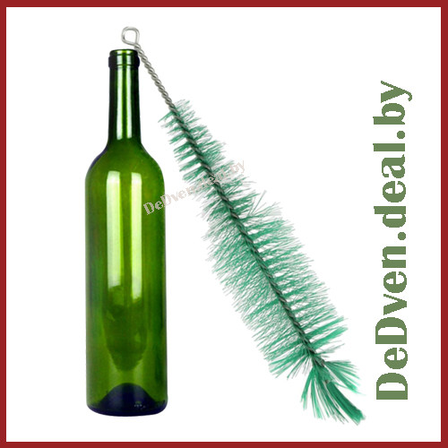 Ершик для мытья бутылок 45 см (зелёный) - фото 1 - id-p145839694