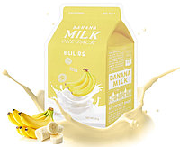 Тканевая маска для лица питательная A'PIEU Banana Milk One-Pack (Nourishing) 21г