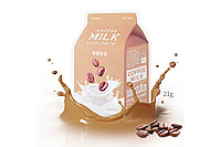 Тканевая маска для лица укрепляющая A'PIEU Coffee Milk One-Pack (Firming) 21г