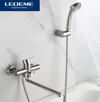 Смеситель для ванной из нержавеющей стали LEDEME L72203 - фото 1 - id-p145847757