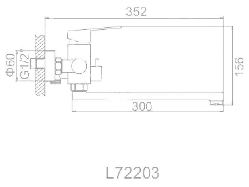 Смеситель для ванной из нержавеющей стали LEDEME L72203 - фото 7 - id-p145847757