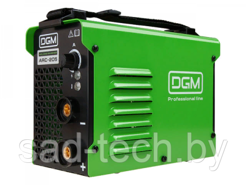 Инвертор сварочный DGM ARC-205 (160-260 В, 10-120 А, 80 В, электроды диам. 1.6-4.0 мм) - фото 1 - id-p145850372