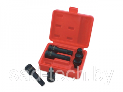 Набор головок ударн. 1/2" SPLINE M14-M18 6шт. TOPTUL (GDAI0601), фото 2