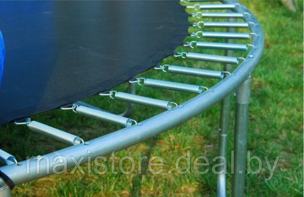 Батут складной FUNFIT 4,04м с защитной сеткой и лестницей - фото 9 - id-p5012764