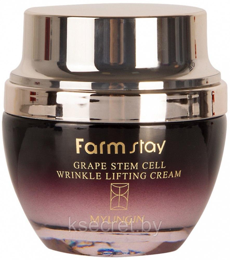 Крем для глаз с фито-стволовыми клетками винограда FarmStay Grape Stem Cell Wrinkle Repair Eye Cream - фото 2 - id-p145888909