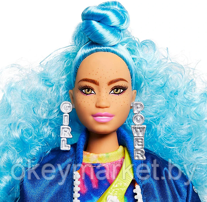 Кукла Barbie Экстра со скейтбордом GRN30, фото 3