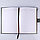 Ежедневник А5 недатиров. 120л "Darvish" обложка к/з (3 цвета) на застежке, с двумя отделениями, фото 2