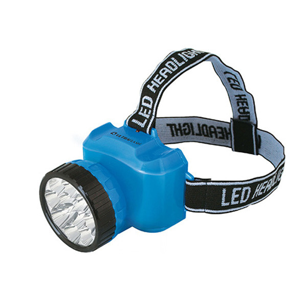 LED5361 Налобный аккумуляторный фонарь голубой ULTRAFLASH - фото 1 - id-p145226324