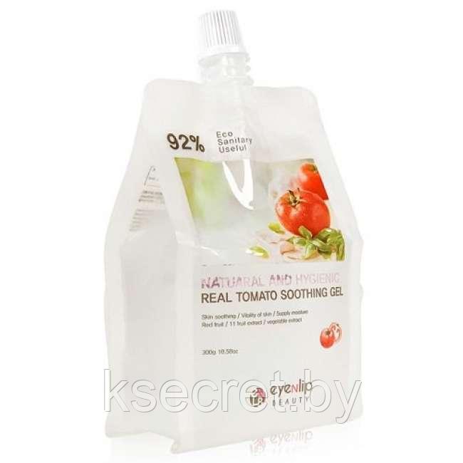 ENL Гель для тела увлажняющий NATURAL AND HYGIENIC REAL TOMATO SOOTHING GEL 300гр - фото 1 - id-p145898894