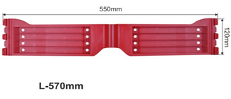 Соединитель для сдвижной крыши Versus, L=570mm,670736017, 242-01057,  Германия