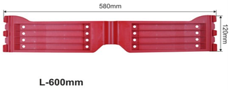 Соединитель для сдвижной крыши Versus, L=600mm,670736018, 242-01006,  Германия