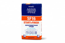Шпатлевка ACRYL PUTZ SF16 START+FINISH" шпатлевочная гладь меш 15кг