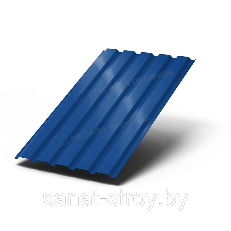 Профилированный лист МП-35х1035-B (ПЭ-01-0.45) RAL 5005 Синий насыщенный
