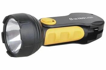 LED3828 Аккумуляторный фонарь черный/желтый ULTRAFLASH