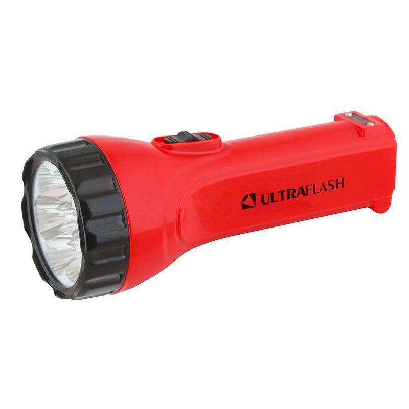 LED3855 Аккумуляторный фонарь красный ULTRAFLASH - фото 1 - id-p145226301