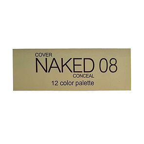 Палетка теней Cover NAKED 08 Conceal 12 оттенков, фото 2