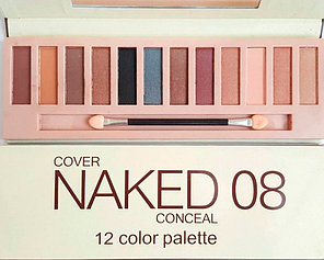Палетка теней Cover NAKED 08 Conceal 12 оттенков, фото 2