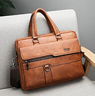 Мужская сумка-портфель JEEP BULUO + ПОДАРОК, фото 5
