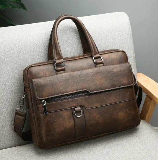 Мужская сумка-портфель JEEP BULUO + ПОДАРОК - фото 4 - id-p145909317