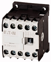 Мини-контактор DILEM12-01(230V50HZ,240V60HZ), 3P, 12A/(20A по AC-1), 5.5kW(400VAC), 230V50Hz/240V60Hz, 1NC